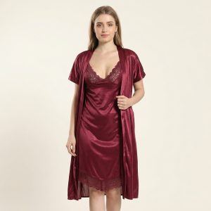 Women’s Satin Babydoll Lingerie – Style 032