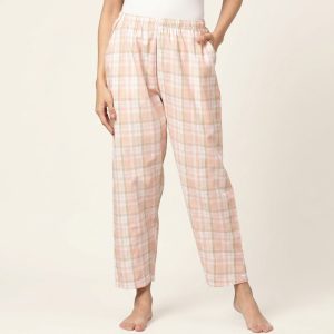 Women’s Cotton Lounge Pants with Pocket – Style 048
