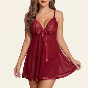 Women’s Lace Babydoll Lingerie – Style 055