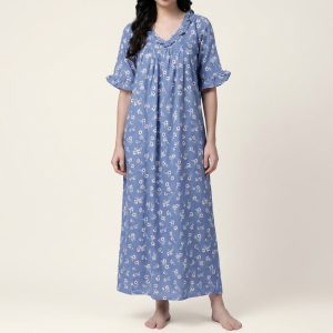 Women’s Cotton Blend Nightdress – Style 090
