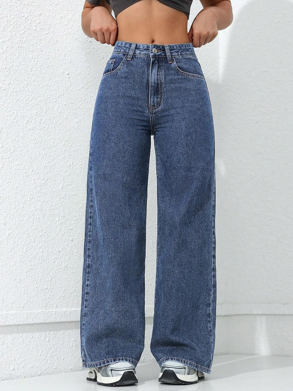 Women High-Rise Relaxed Baggy Jeans - Image 3