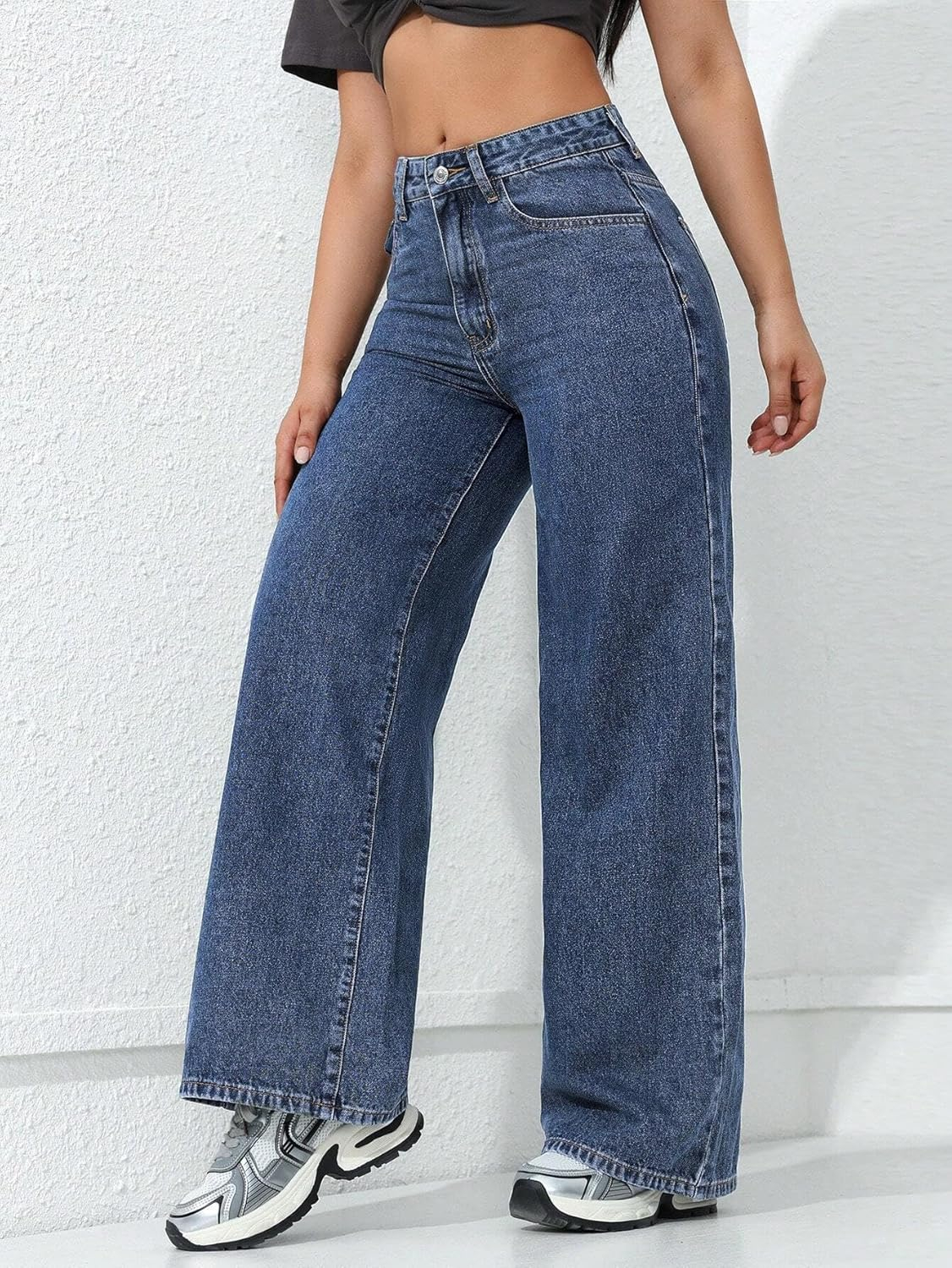 Women High-Rise Relaxed Baggy Jeans - Image 8