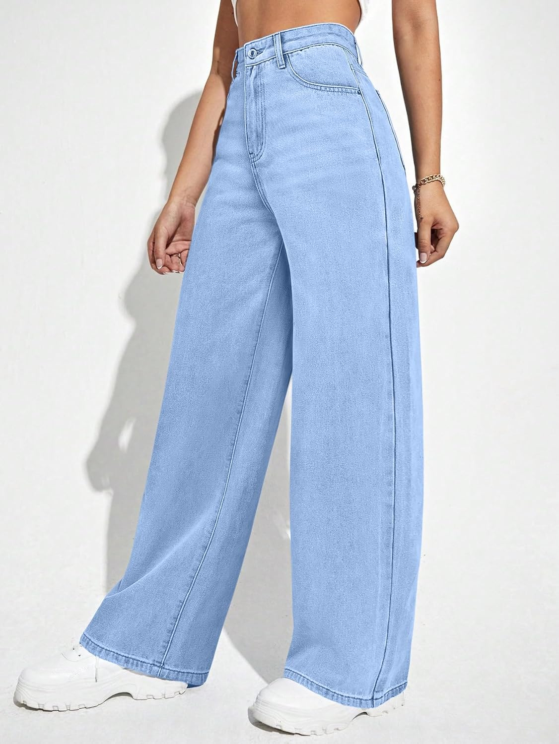 Women High-Rise Relaxed Baggy Jeans - Image 11