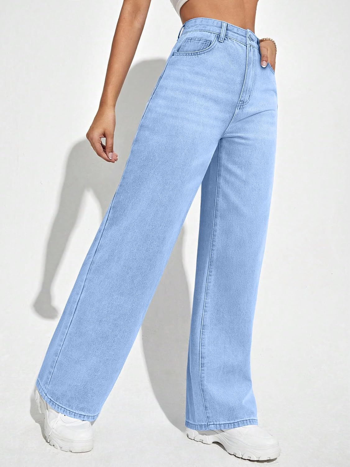 Women High-Rise Relaxed Baggy Jeans - Image 12