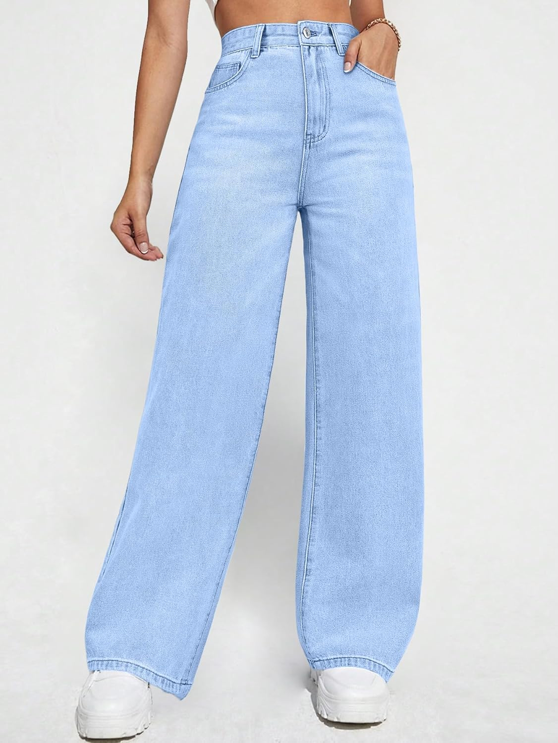 Women High-Rise Relaxed Baggy Jeans - Image 13