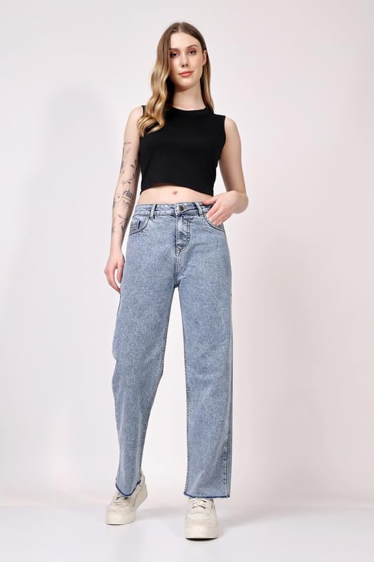 Women High-Rise Relaxed Baggy Jeans - Image 23