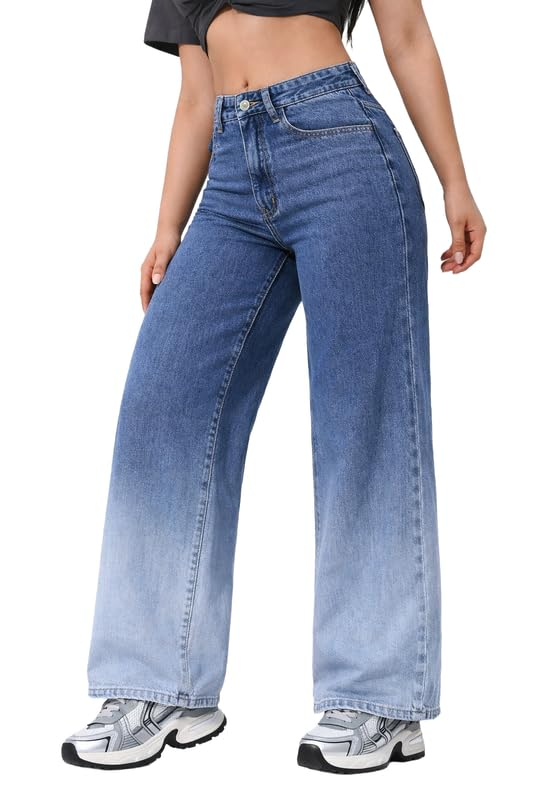 Women High-Rise Relaxed Baggy Jeans - Image 26