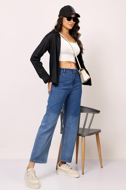 Women High-Rise Relaxed Baggy Jeans - Image 33