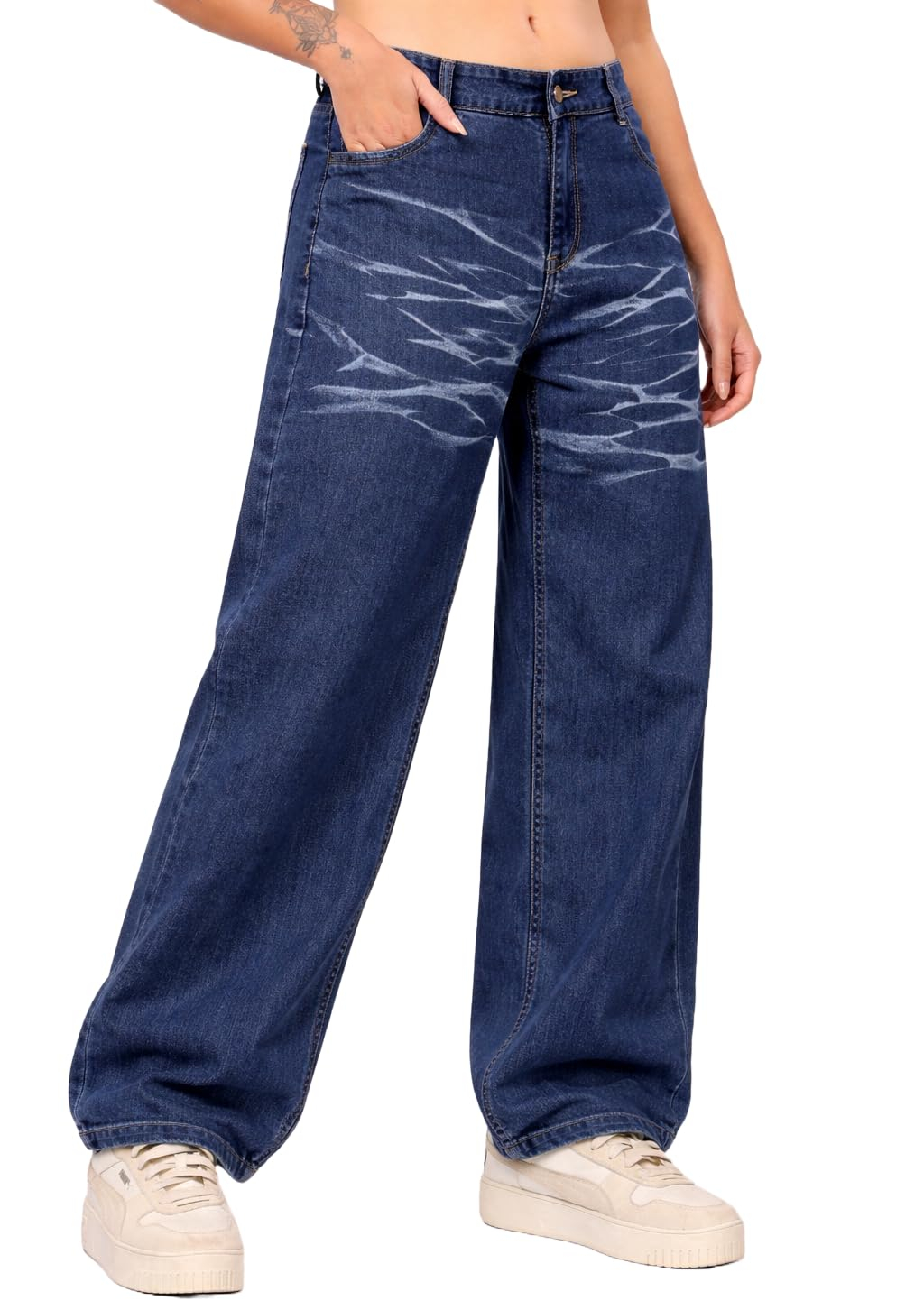 Women High-Rise Relaxed Baggy Jeans - Image 34