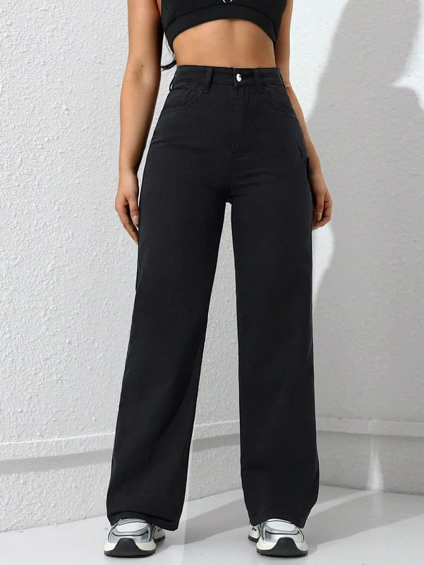 Women High-Rise Relaxed Baggy Jeans - Image 41