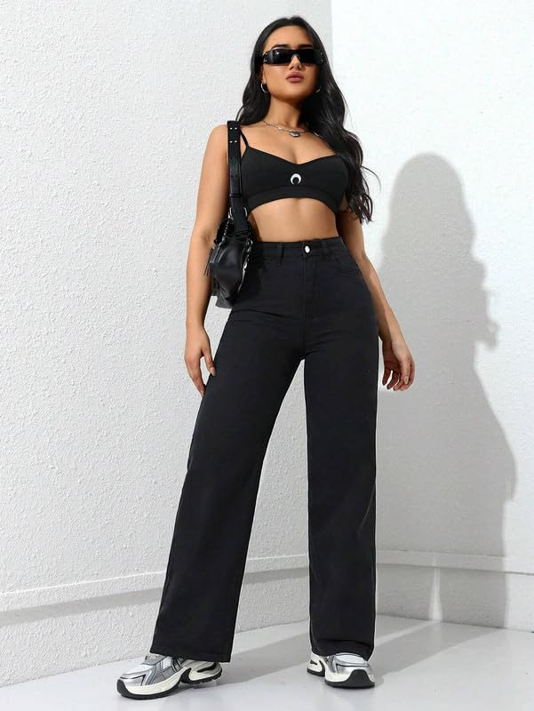 Women High-Rise Relaxed Baggy Jeans - Image 42