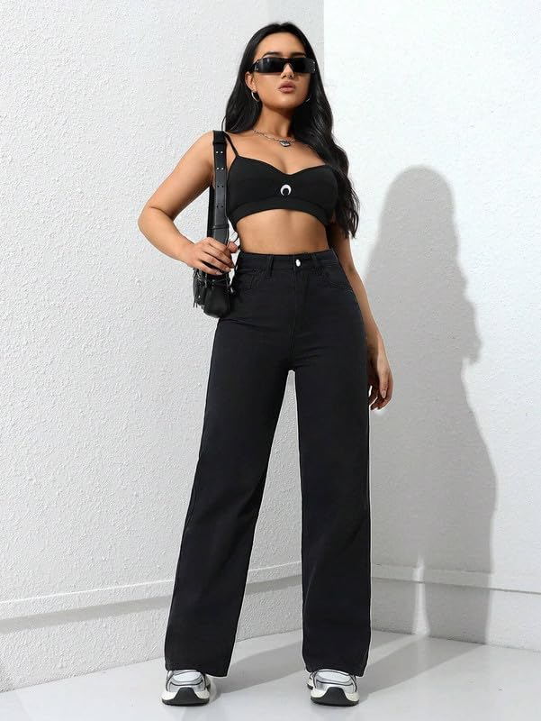 Women High-Rise Relaxed Baggy Jeans - Image 43