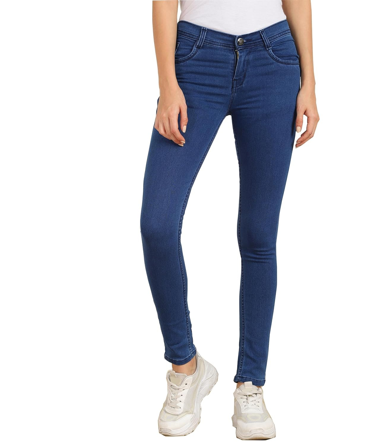 Women Mid-Rise Stretch Denim Jeans