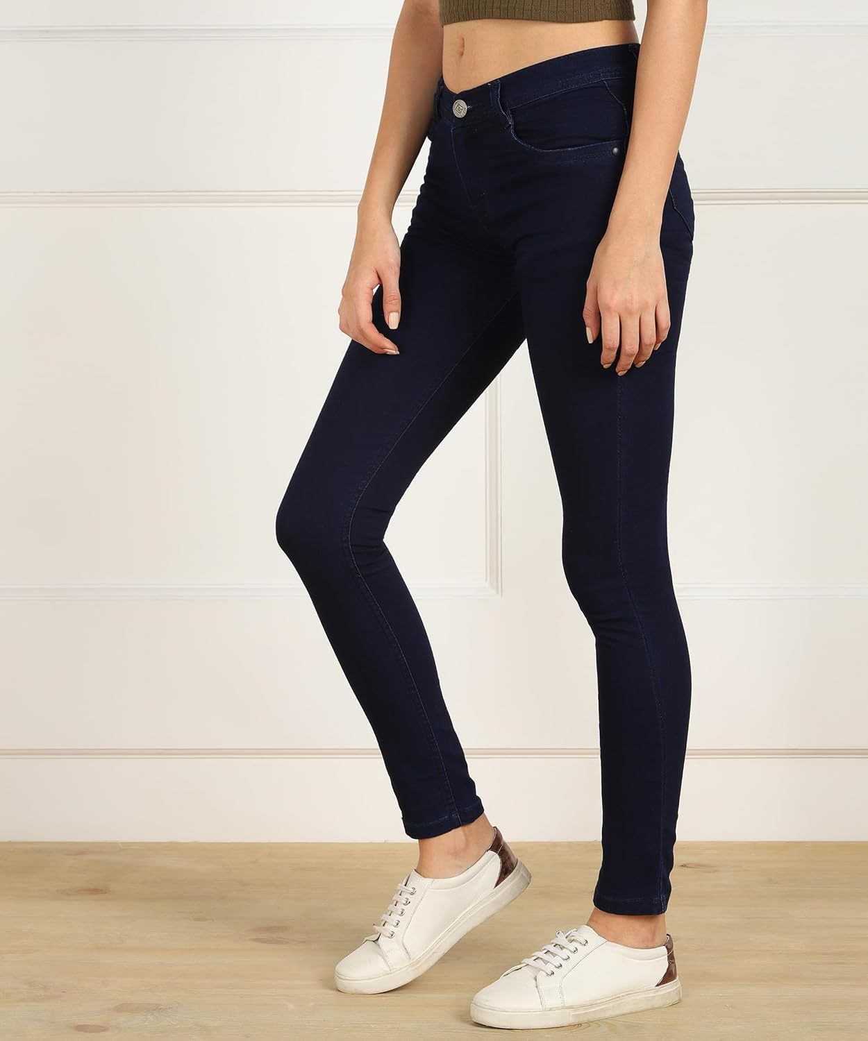 Women Mid-Rise Stretch Denim Jeans - Image 24