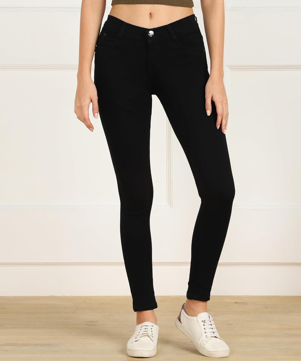 Women Mid-Rise Stretch Denim Jeans - Image 30