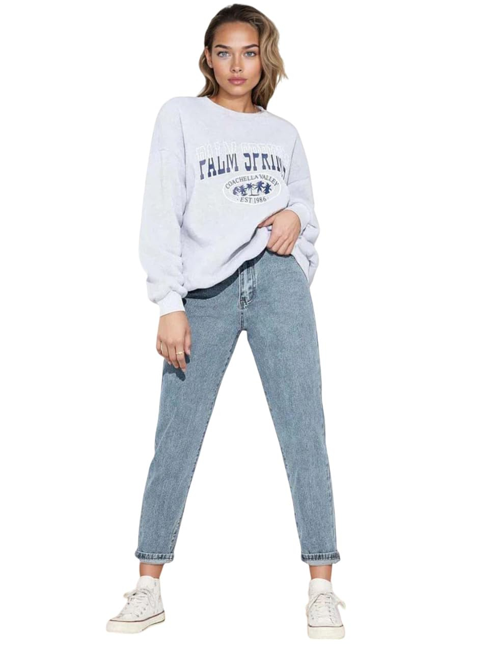 Women High-Waist Wide Leg Denim Jeans - Image 6