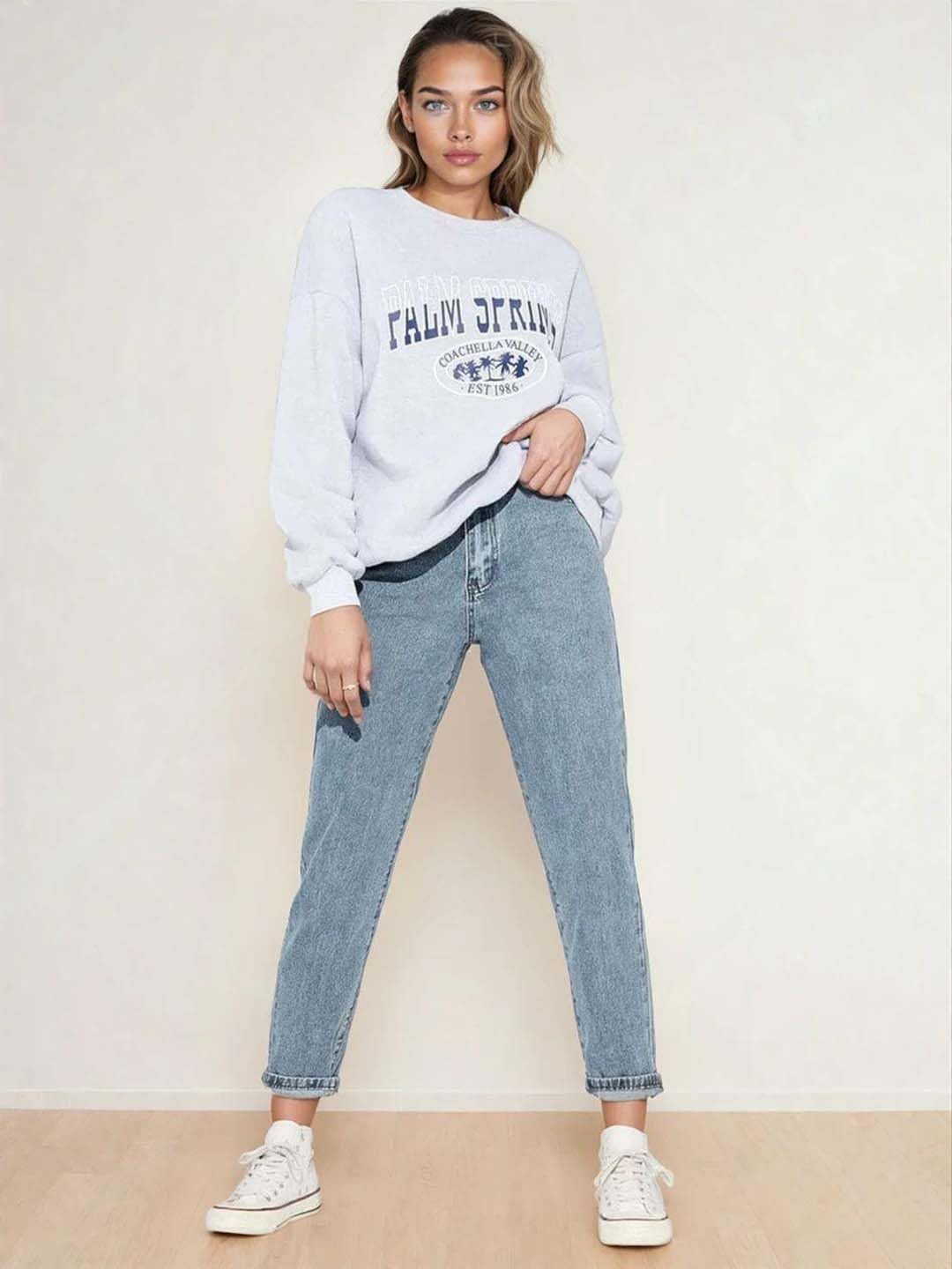 Women High-Waist Wide Leg Denim Jeans - Image 7