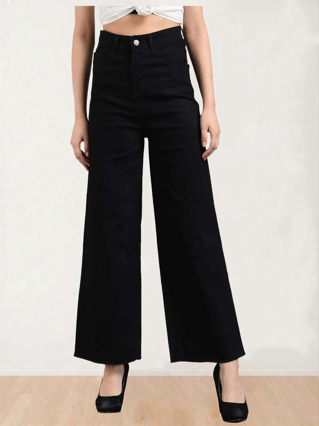 Women High-Waist Wide Leg Denim Jeans - Image 20