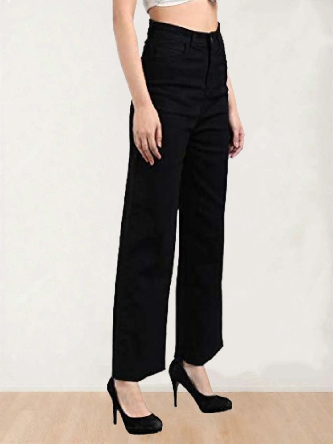 Women High-Waist Wide Leg Denim Jeans - Image 22