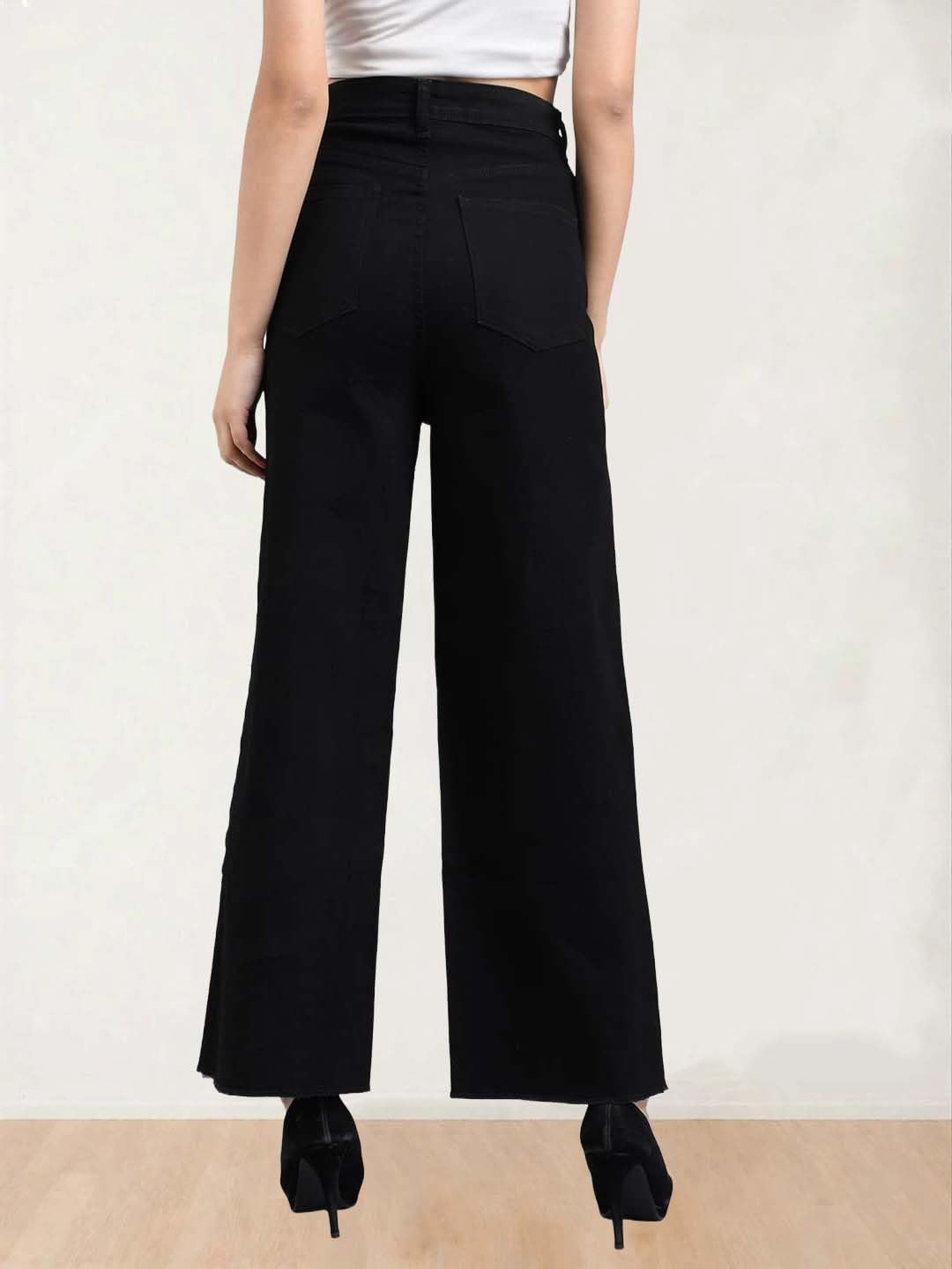 Women High-Waist Wide Leg Denim Jeans - Image 24