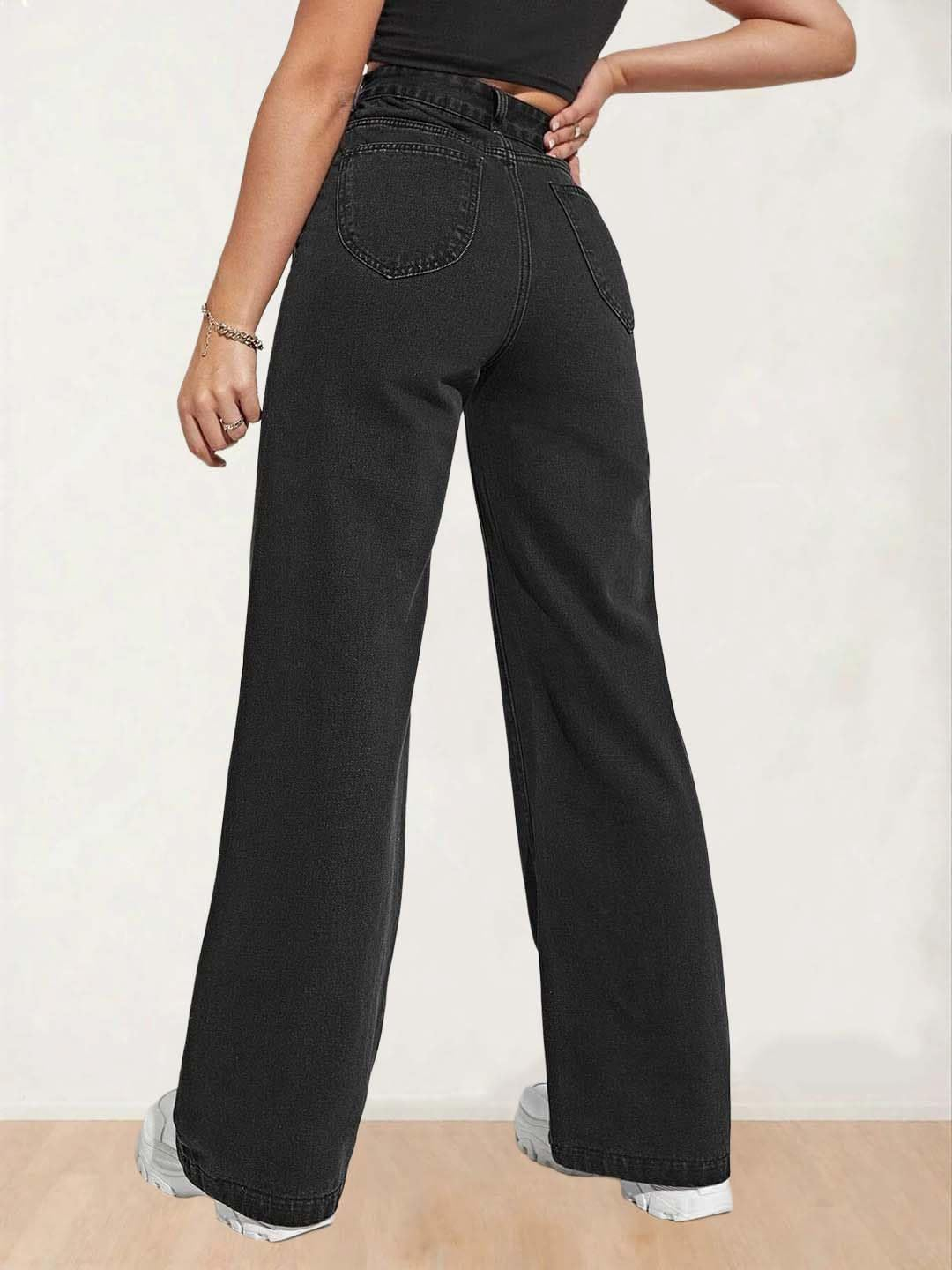 Women High-Waist Wide Leg Denim Jeans - Image 28