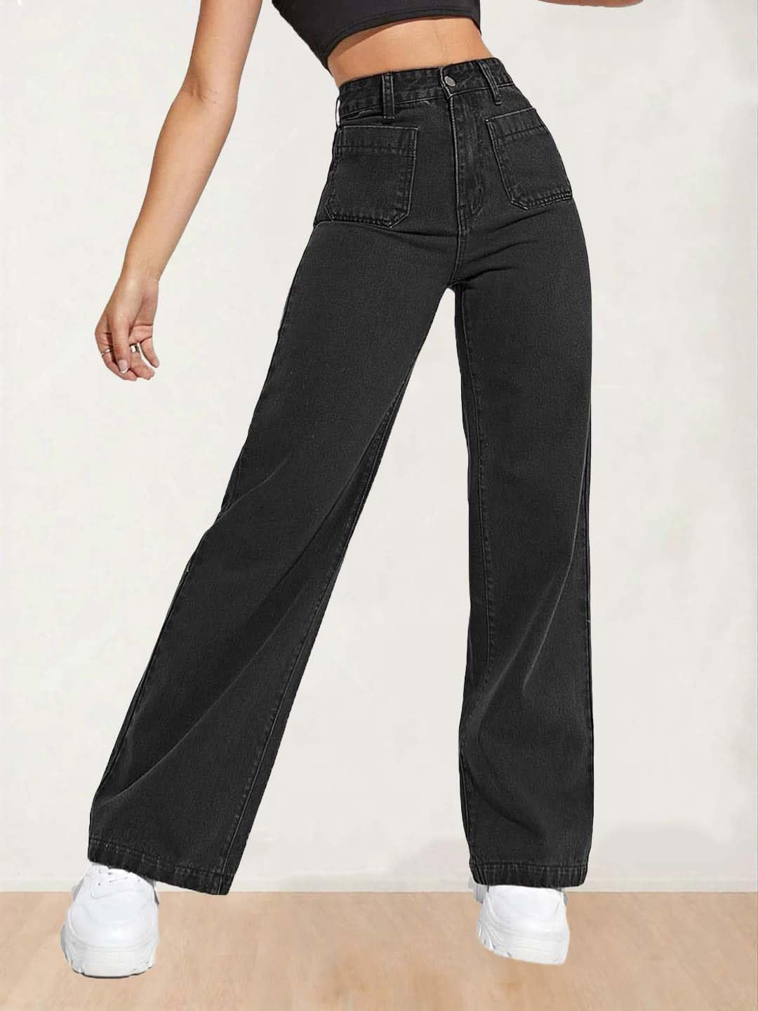 Women High-Waist Wide Leg Denim Jeans - Image 31