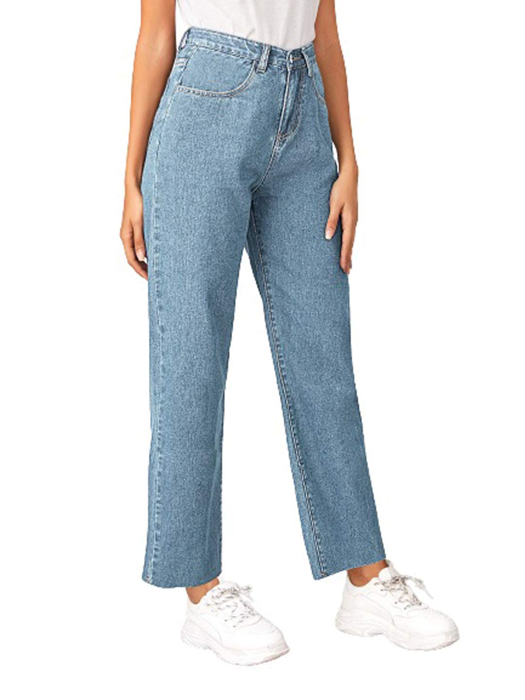 Women High-Waist Wide Leg Denim Jeans - Image 33