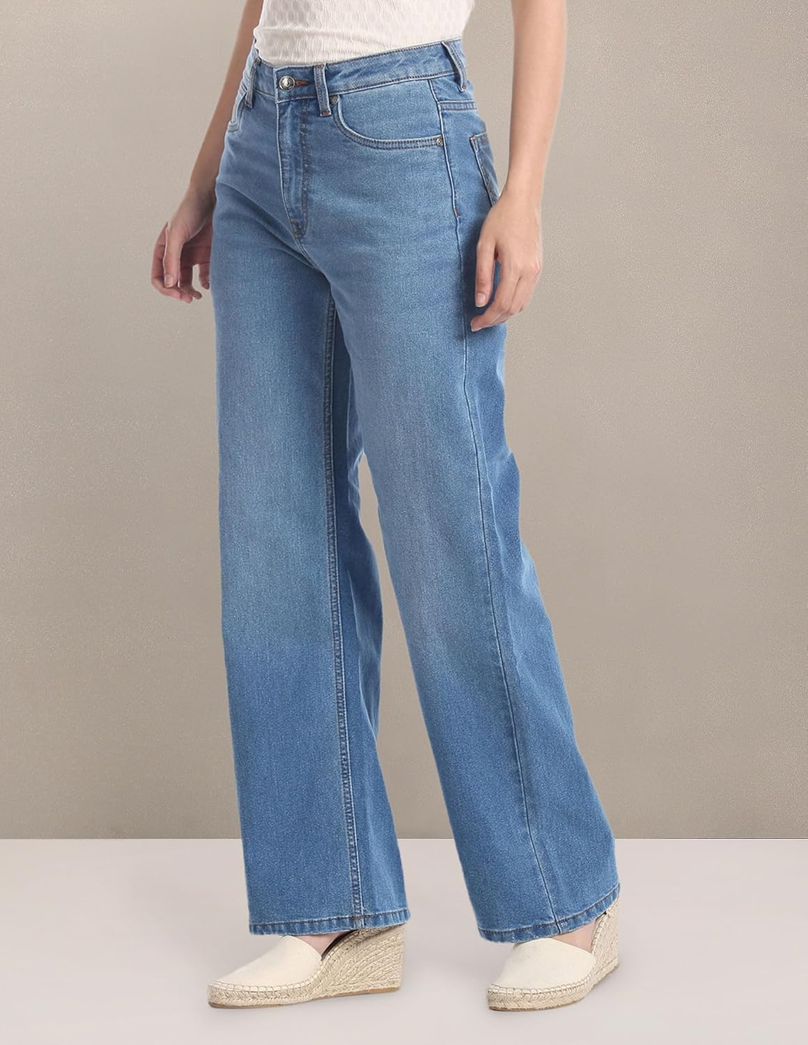 Women Classic Fit Denim Jeans - Image 3