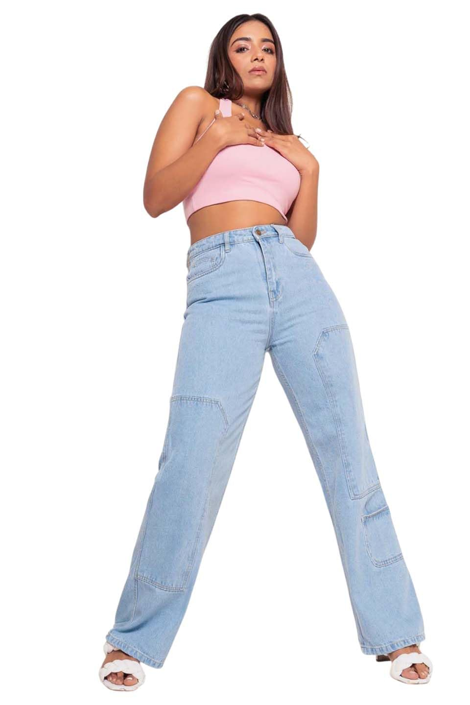 Women High-Rise Straight Leg Jeans - Image 21