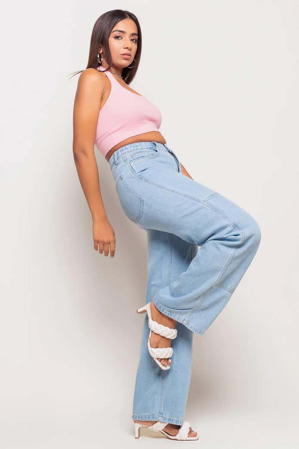 Women High-Rise Straight Leg Jeans - Image 23