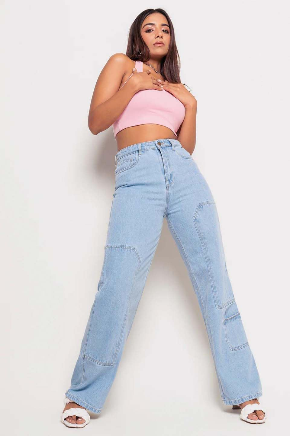 Women High-Rise Straight Leg Jeans - Image 26