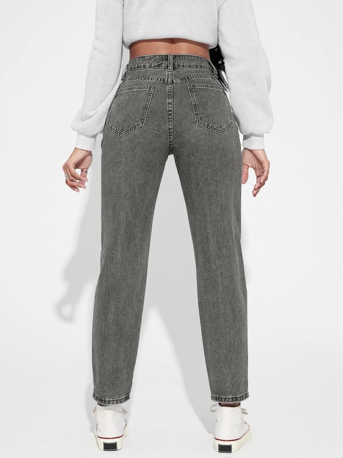 Women High-Rise Straight Leg Jeans - Image 28
