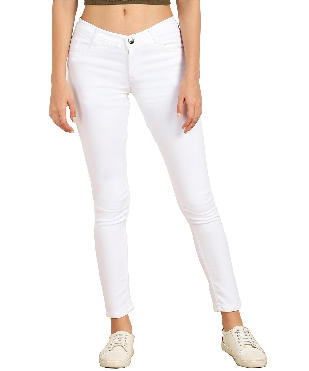 Women Cotton Blend Mid-Rise Jeans - Image 22