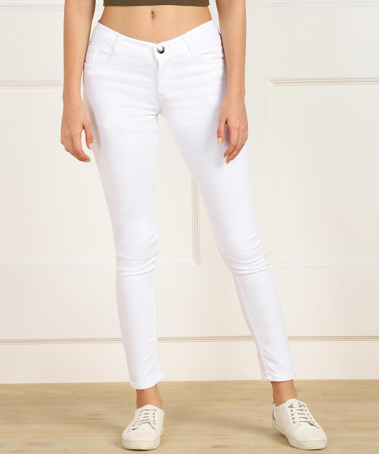 Women Cotton Blend Mid-Rise Jeans - Image 23