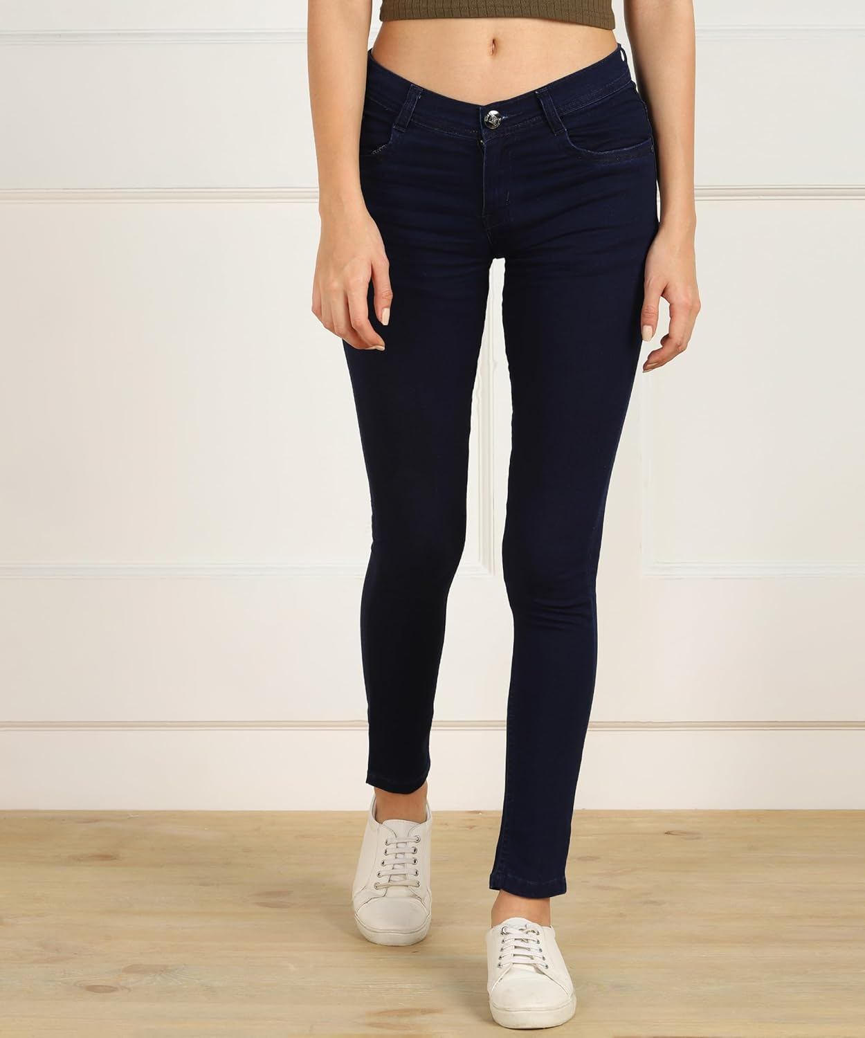 Women Cotton Blend Mid-Rise Jeans - Image 30