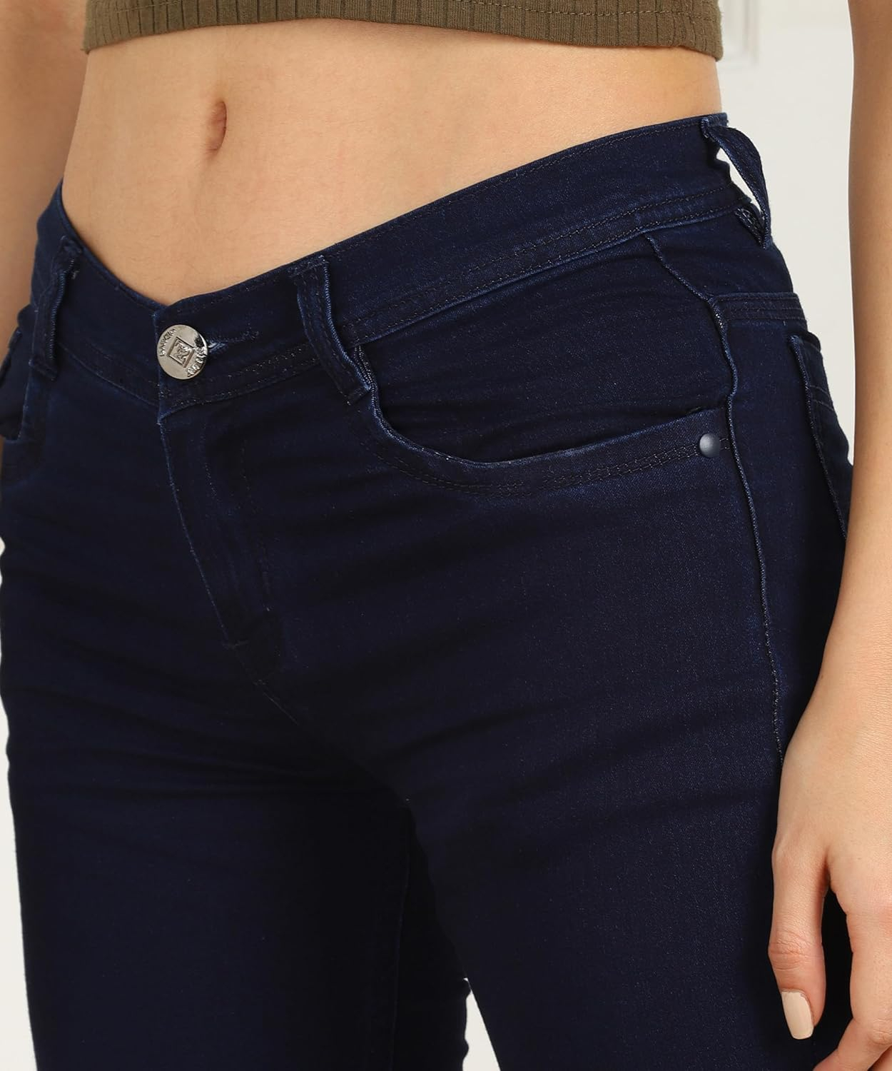 Women Cotton Blend Mid-Rise Jeans - Image 34