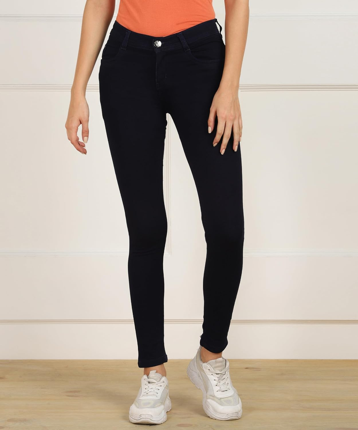 Women Cotton Blend Mid-Rise Jeans - Image 37
