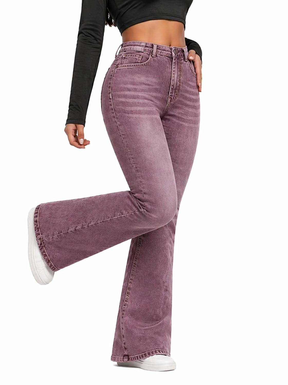 Women High-Waist Bootcut Flared Jeans - Image 13