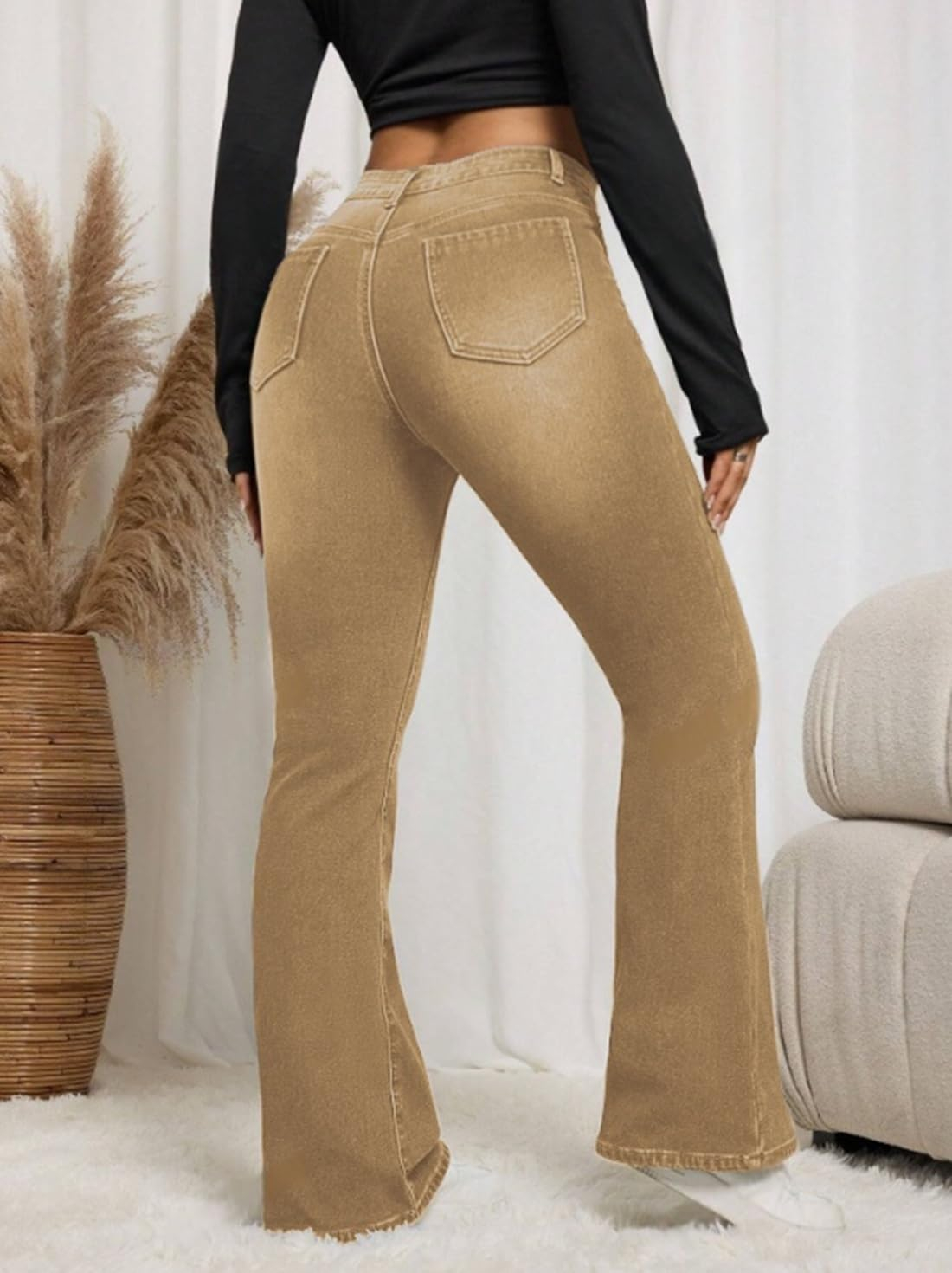 Women High-Waist Bootcut Flared Jeans - Image 20