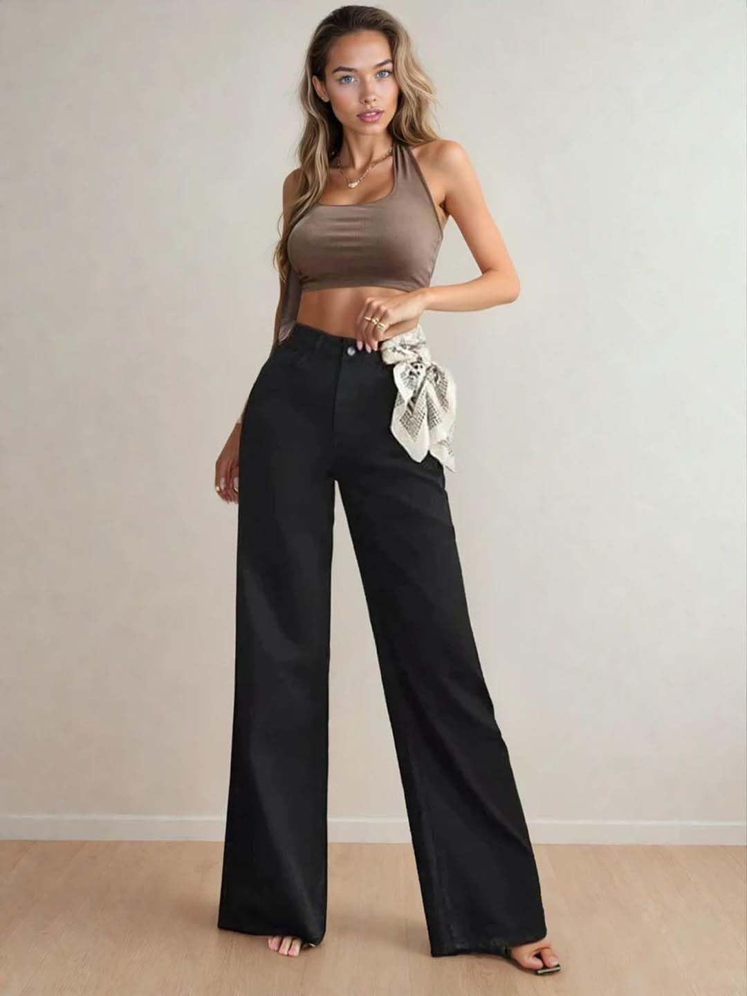Women Everyday Straight Denim Jeans - Image 2