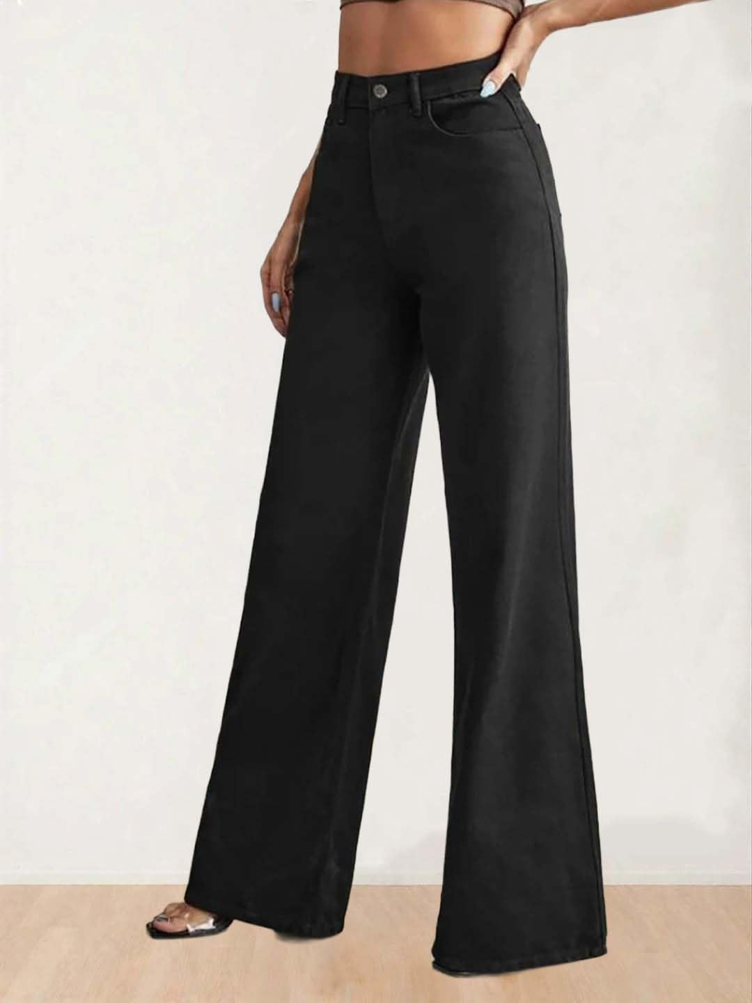 Women Everyday Straight Denim Jeans - Image 3