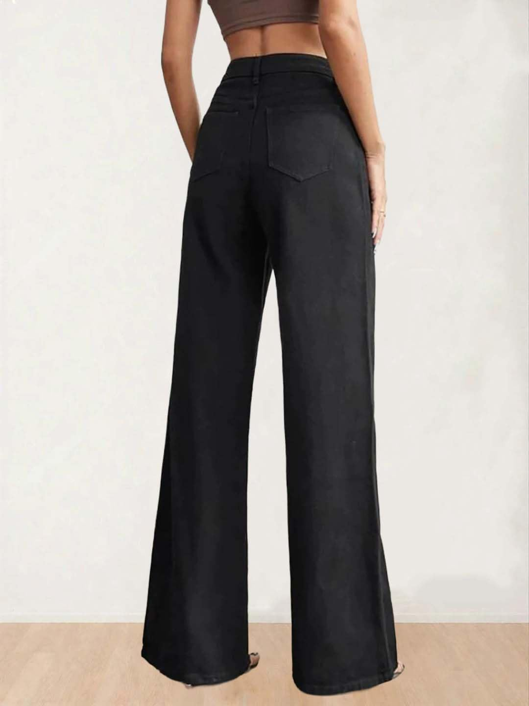 Women Everyday Straight Denim Jeans - Image 4