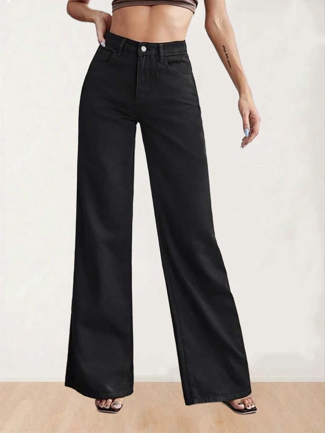 Women Everyday Straight Denim Jeans - Image 5