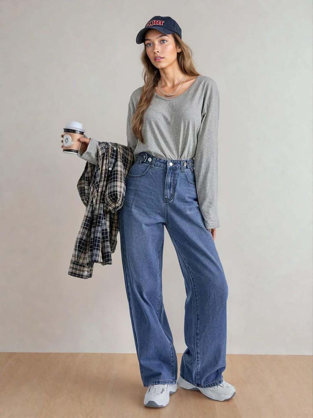 Women Everyday Straight Denim Jeans - Image 8