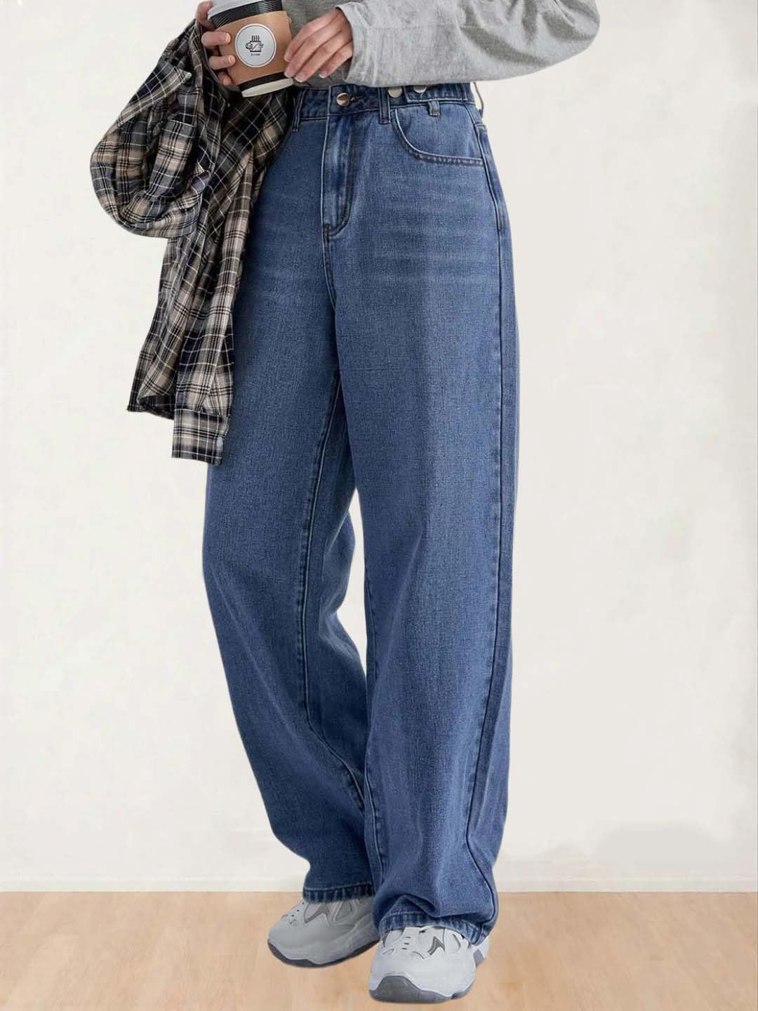 Women Everyday Straight Denim Jeans - Image 11