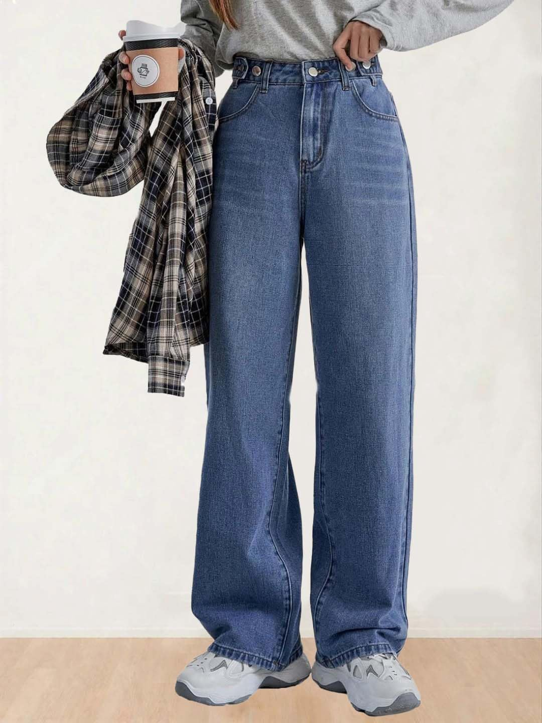 Women Everyday Straight Denim Jeans - Image 12