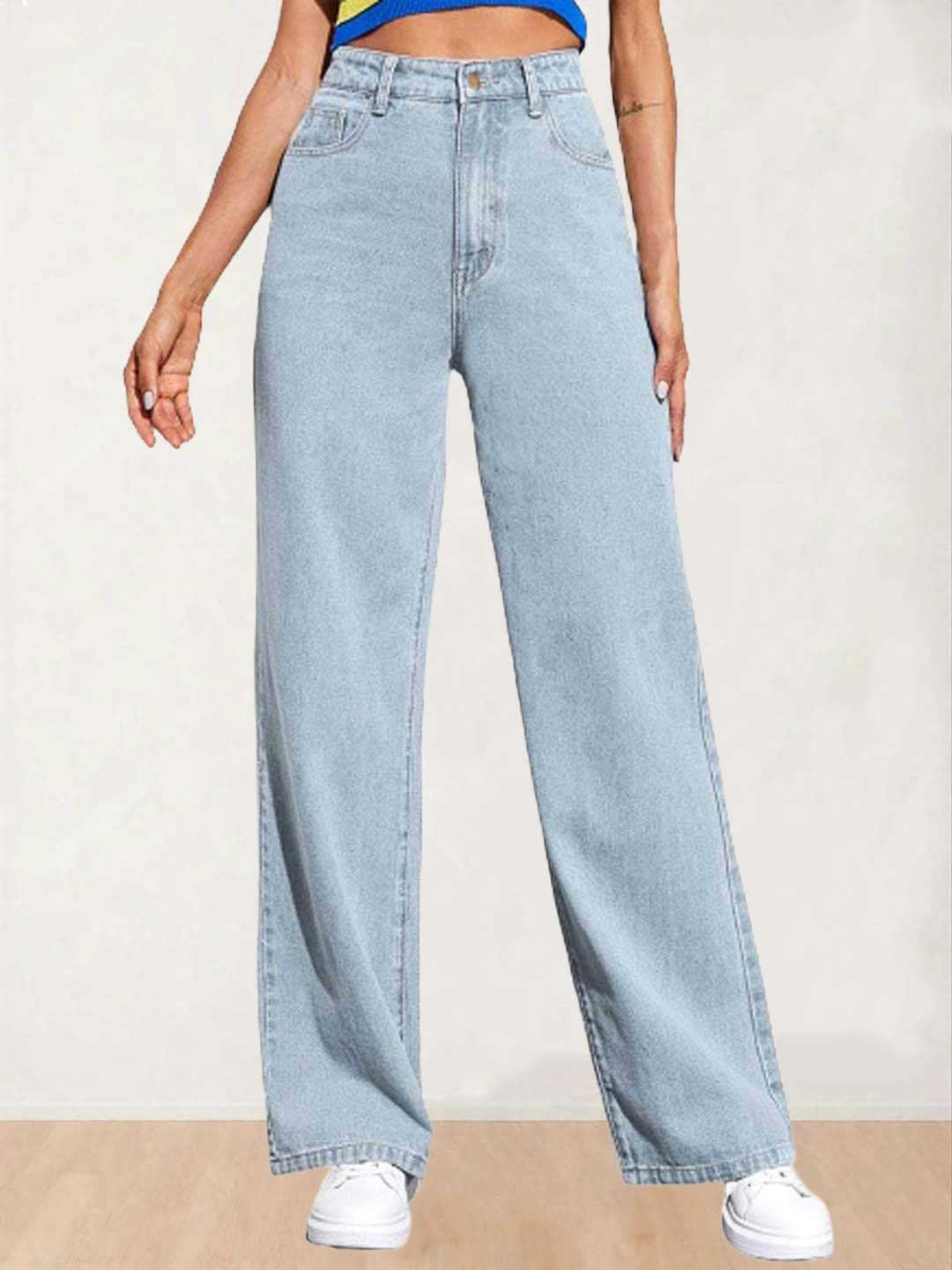 Women Everyday Straight Denim Jeans - Image 22