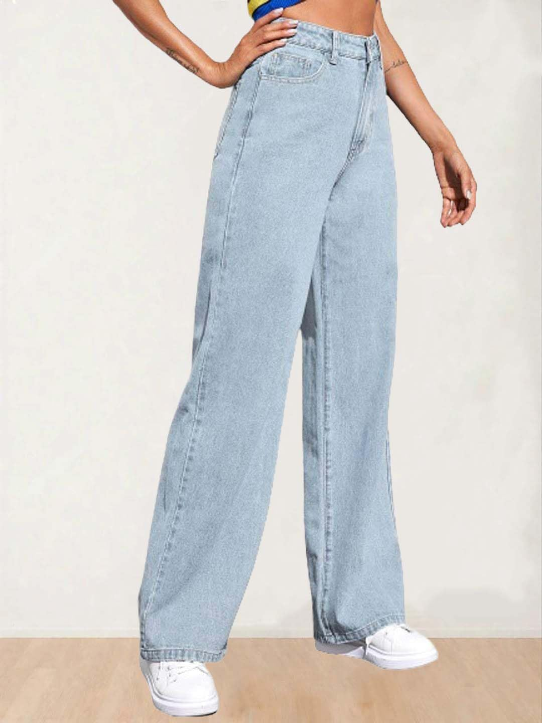 Women Everyday Straight Denim Jeans - Image 23
