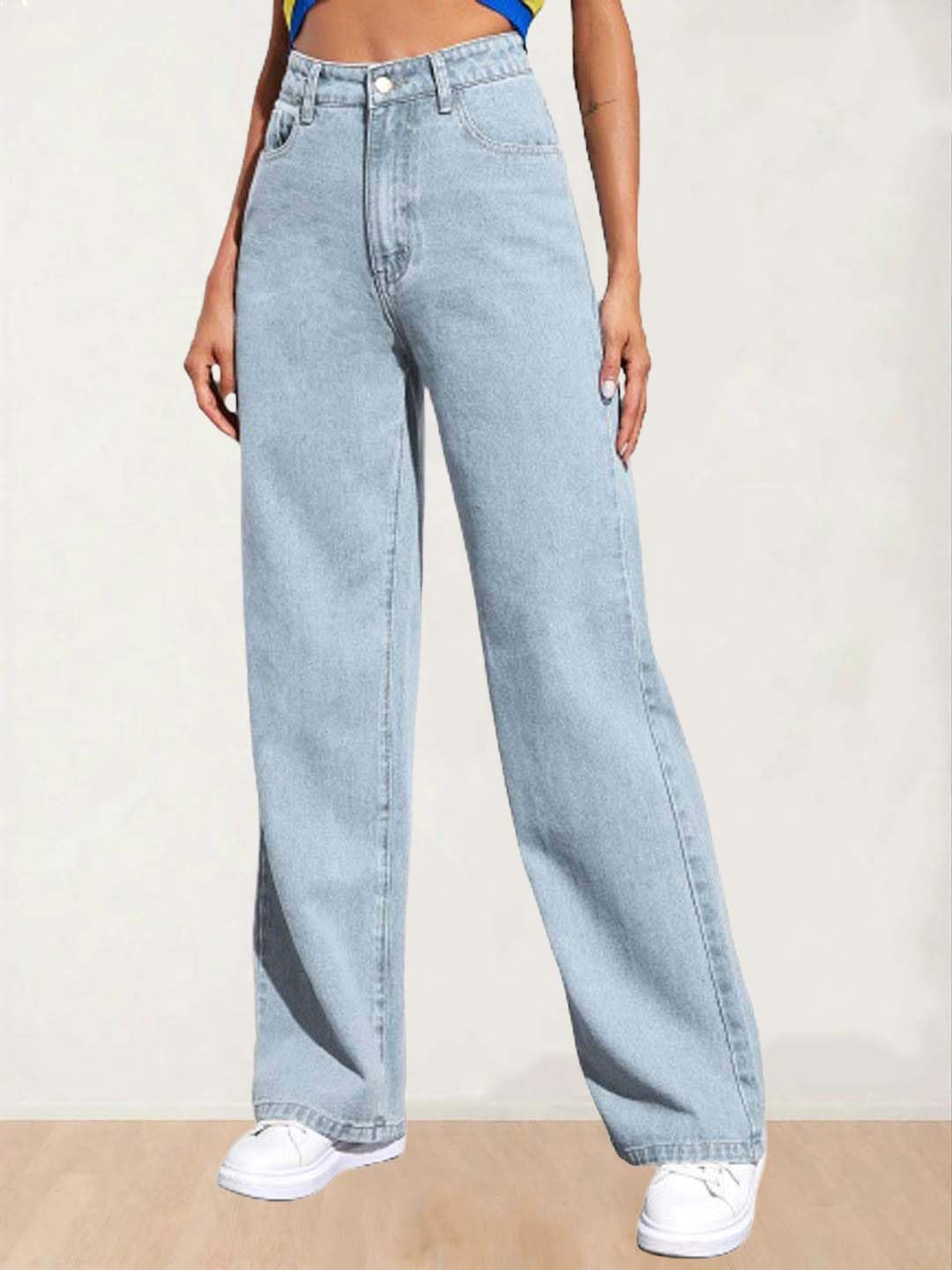 Women Everyday Straight Denim Jeans - Image 24