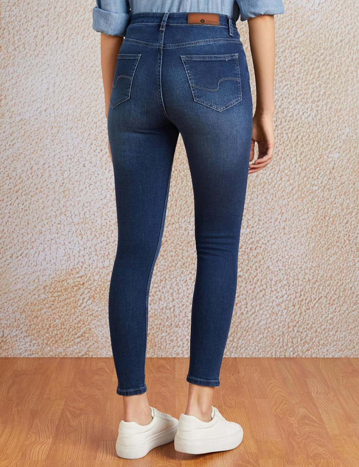 Women High-Rise Skinny Stretch Jeans - Image 2